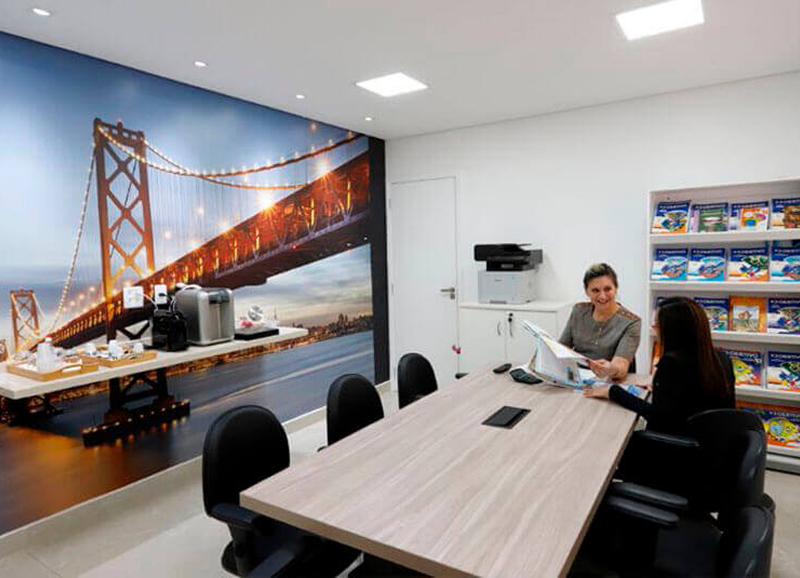 Imagem das estruturas do colegio